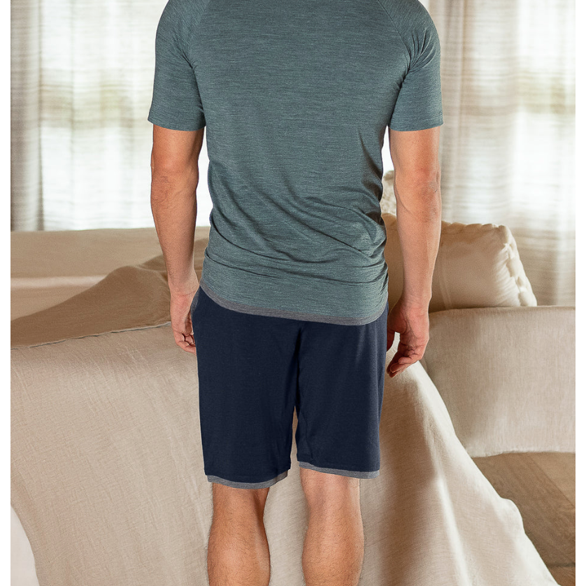 Merino Wool Pyjama Shorts Man - Stay Warm - sleeboo
