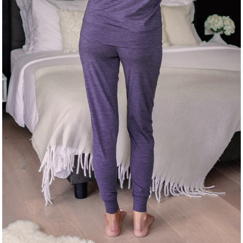 Merino Wool Long Pyjama Pants Woman - Stay Warm - sleeboo