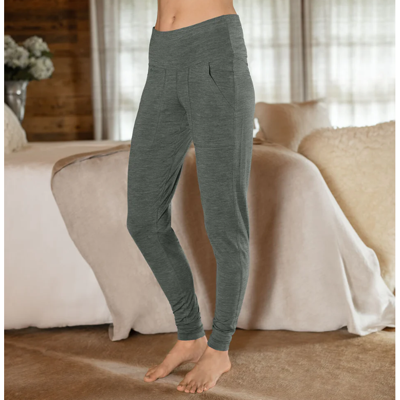 Merino Wool Long Pyjama Pants Woman - Stay Warm - sleeboo