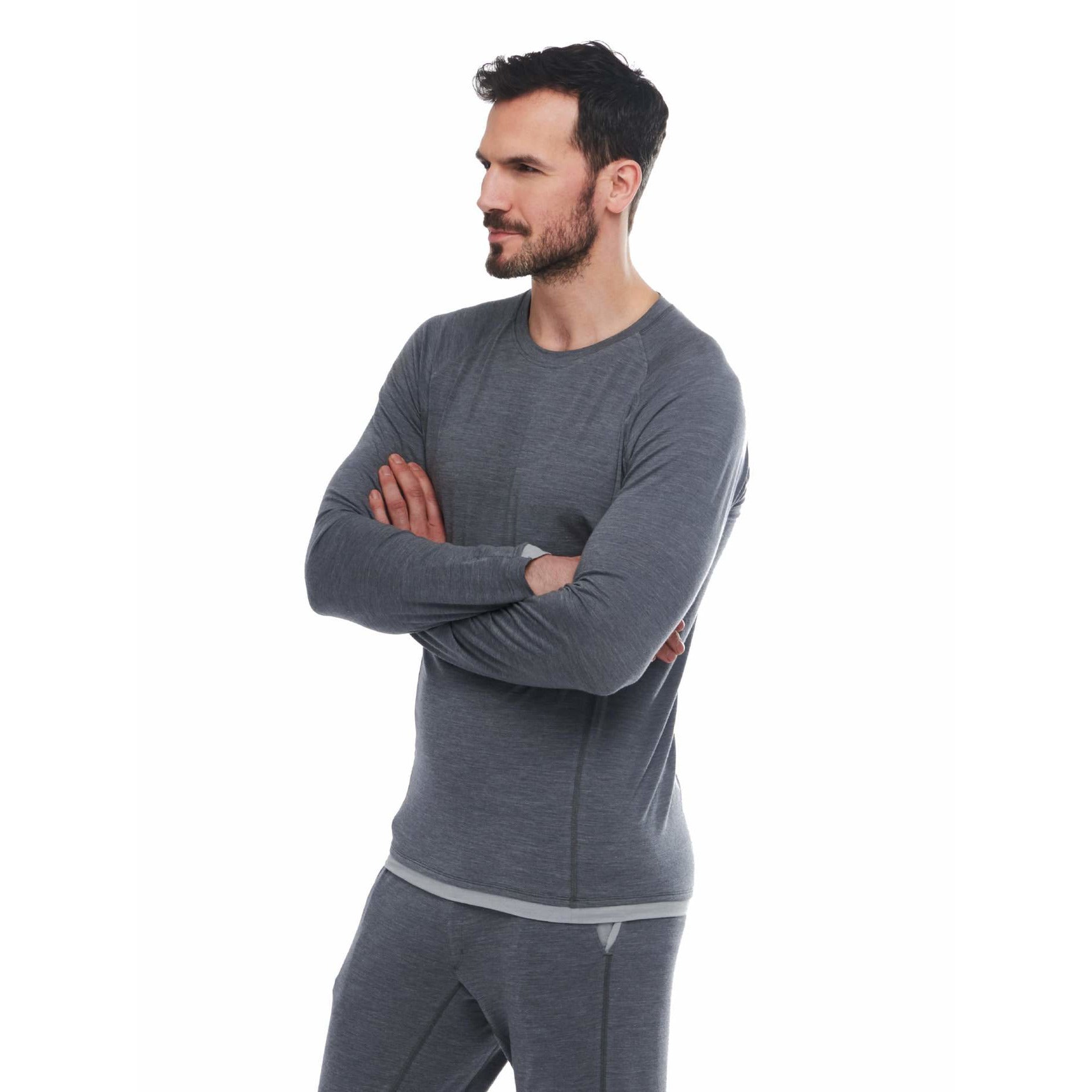 Long Sleeve Pyjama Top Man - Warm