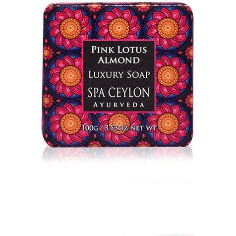Pink Lotus Almond – Luxury Soap 100g - sleeboo