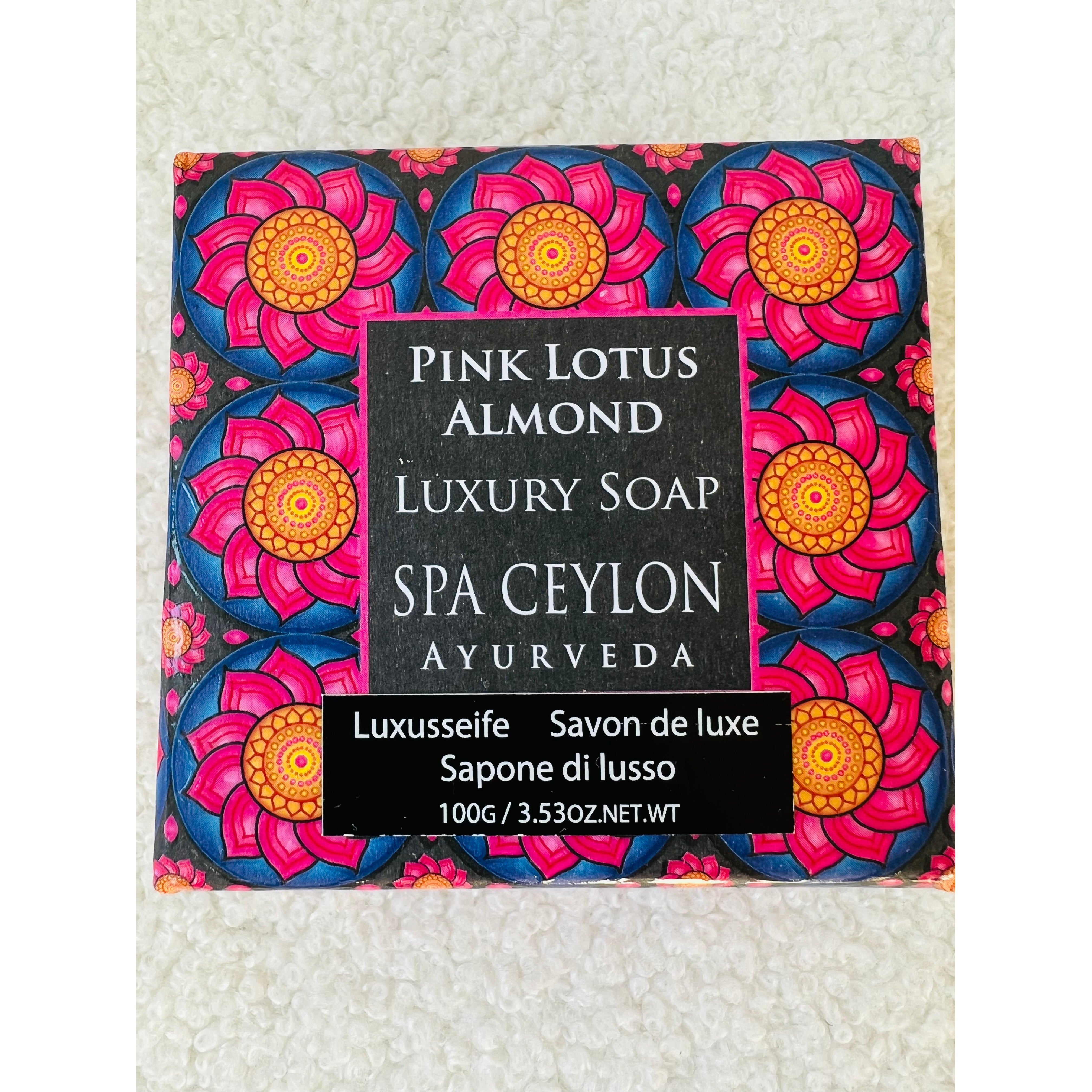 Pink Lotus Almond – Luxury Soap 100g - sleeboo