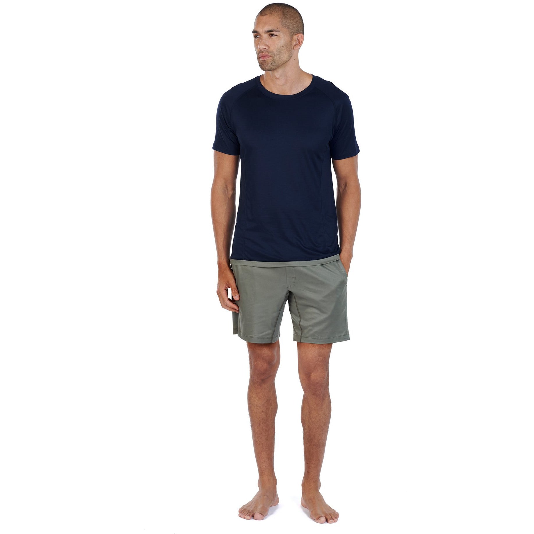 Short Sleeve Pyjama Top Man - Cooling